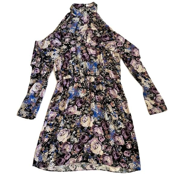 Parker Naomi Silk Floral Dress Size Medium - Picture 4 of 8
